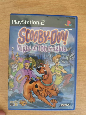 Scooby Doo Night of 100 Frights PlayStation 2 case and manual used
