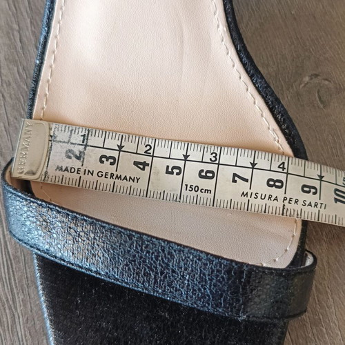 La Bottine Souriante black sandals new, synthetic leather, size 39