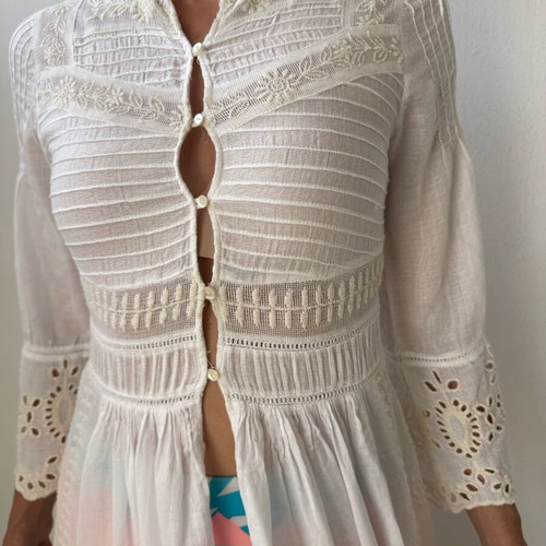 Maxi dress Zara white like new