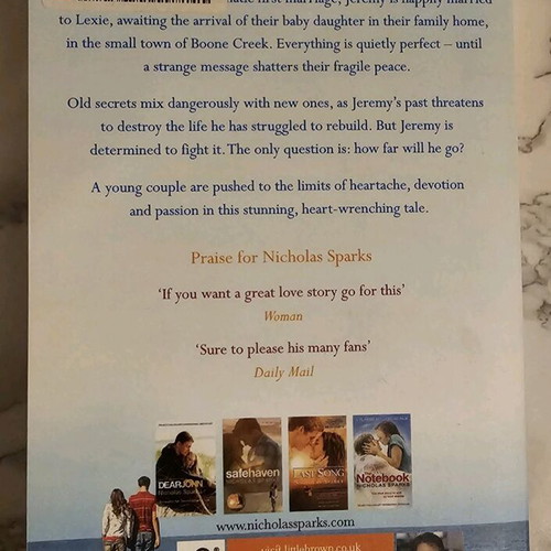 Foreign language book At first sight by Nicholas Sparks like new