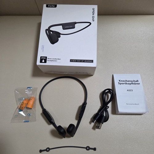 Forte Open Ear AS23 wireless bone conduction sports headphones, open design