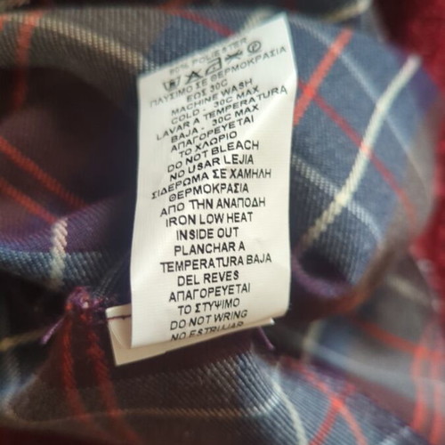 Moutaki plaid pants like new, size M 38 10, gray and red