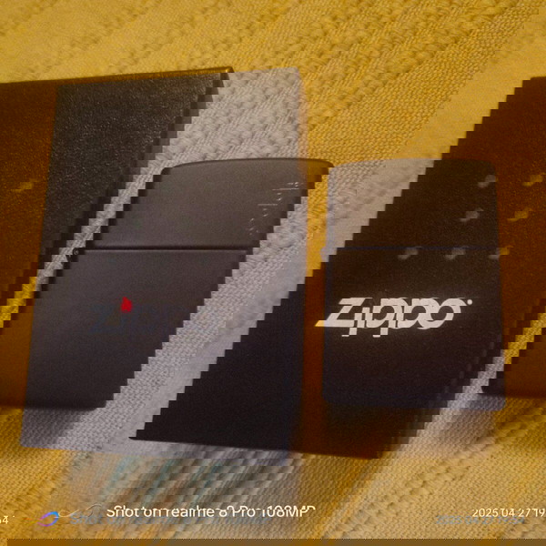 Zippo 218ZL Αναπτήρας Λαδιού Αντιανεμικός Black Matte Classic Logo