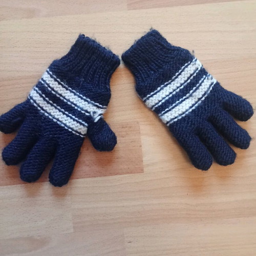 Children's set hat and gloves Marks & Spencer used, 3-6 years, blue