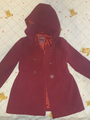 Terranova coat for girl 6-7 years used, bordeaux