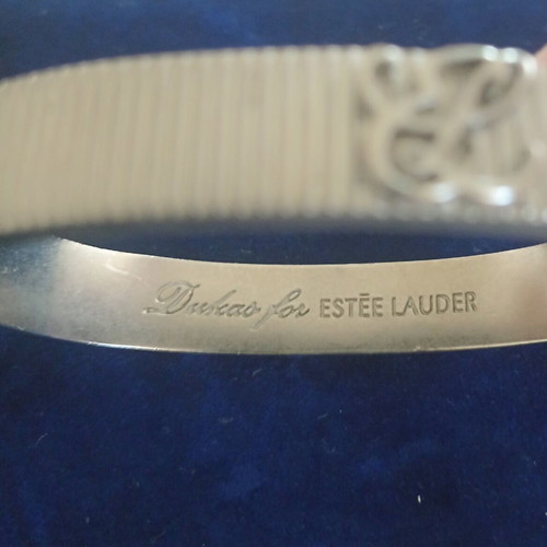 Dukas for Estée Lauder Pink Ribbon Bracelet 2012, steel