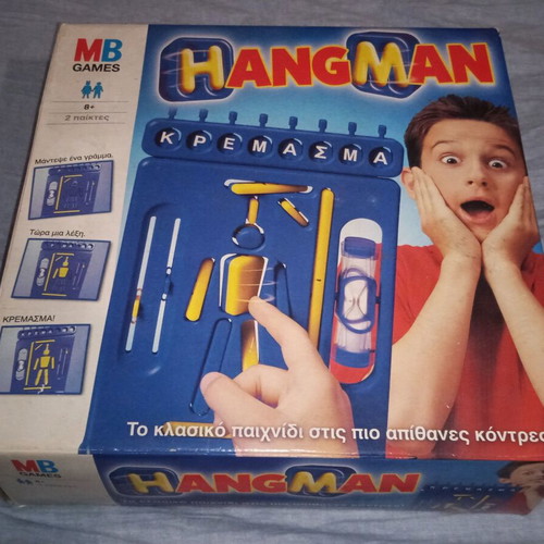 Hangman board game mb Hasbro 2002 vintage used