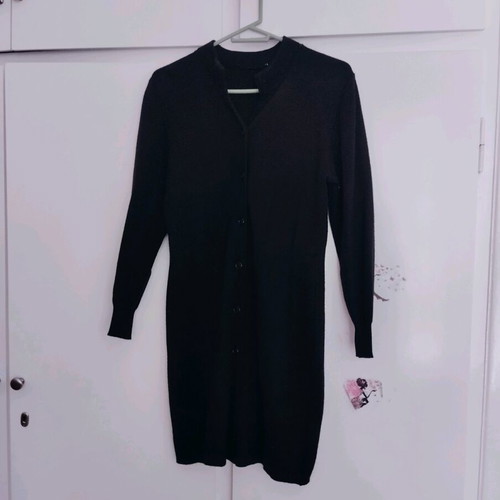 Woolen women's cardigan Medium like new, black