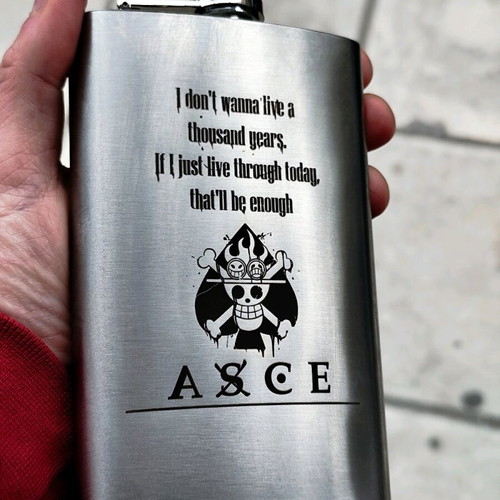One Piece Portgas D. Ace Stainless Steel Flask new 300 ml