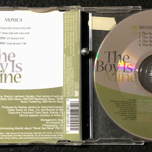 Brandy & Monica The Boy Is Mine CD used, pop