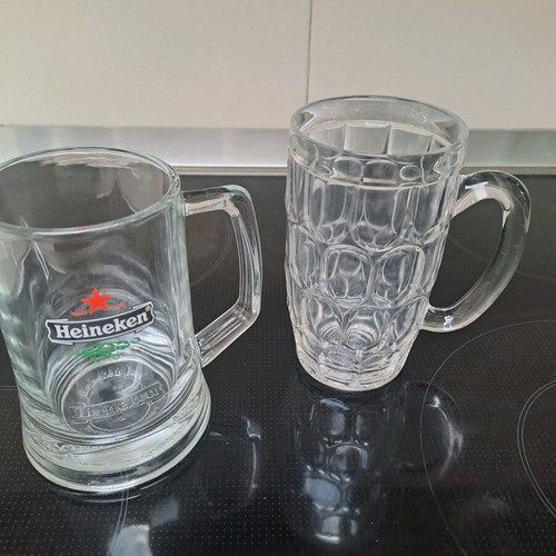 Beer glasses like new, set of 2 pieces