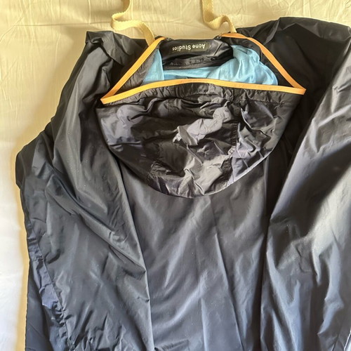 Acne Studios Ferris Face Nylon Anorak like new, one size blue