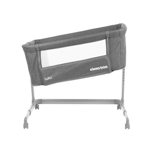 Kikka Boo Lulu Dark Grey Baby Cot with Greco Strom Mattress like new