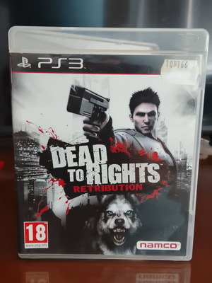 Dead to Rights Retribution PS3 game with manual