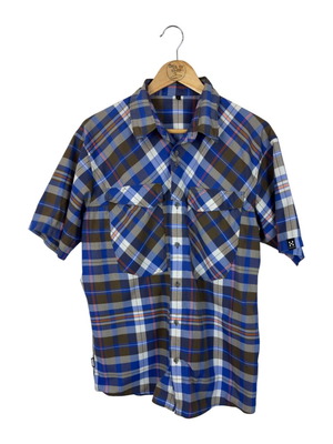 Haglöfs men's trekking shirt size L used, multicolor