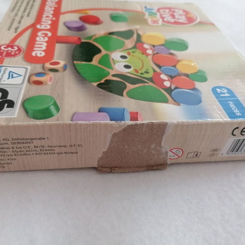 Playtive wooden balance board game for children 3-6 years, used