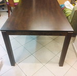 Solid wood table new, dimensions 1.50x90x74 cm