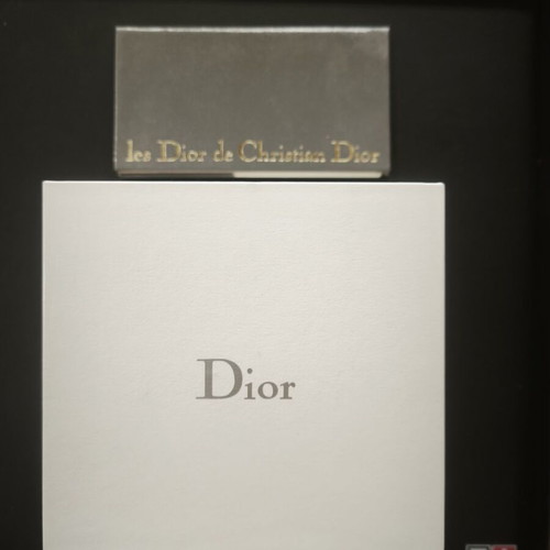 Christian Dior Wide Leather Cuff Watch with Zig-Zag Stitching, NOS