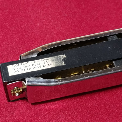 Bontempi Classic harmonica used with metal cover, 10 holes