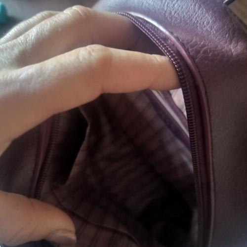 Doca Backpage backpack, burgundy
