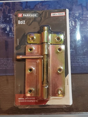 Parkside Bolt 100 x 72 mm new, galvanized steel