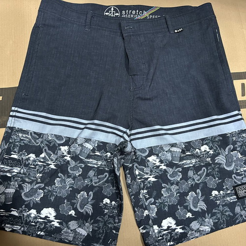 Maui and Sons Stretch Series Speed Dry men's swim shorts size 36 like new