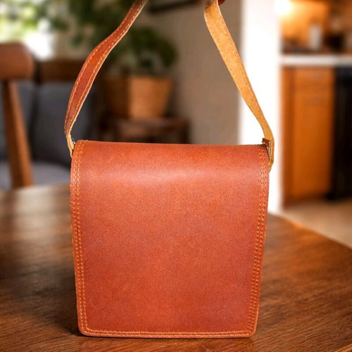 Shoulder Bag Brown New Genuine Leather