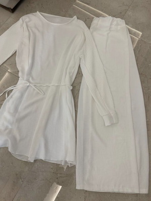 Women's Italian set new, white, sizes Medium and Large