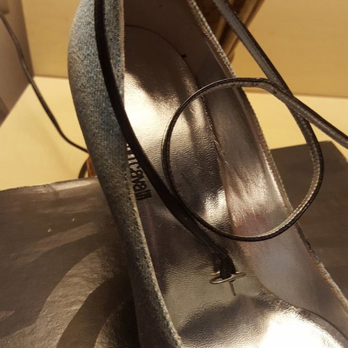 Roberto Cavalli denim pumps new, size 37, heel height 9-10 cm