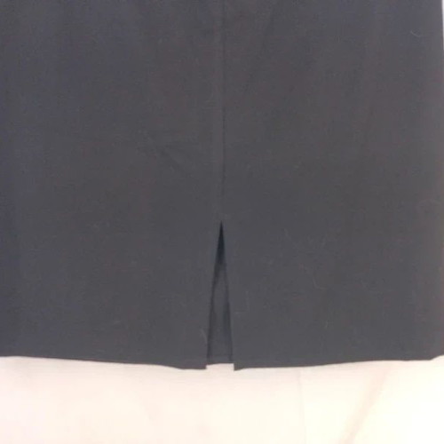 Black pencil skirt straight cut knee-length with zipper, like new size L