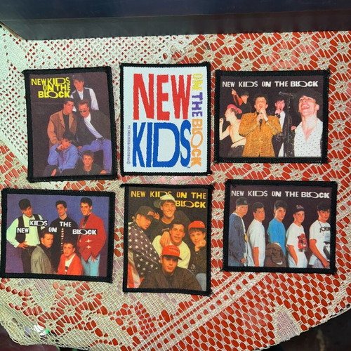 New Kids on The Block patches new, 80s - 90s era, set of 6