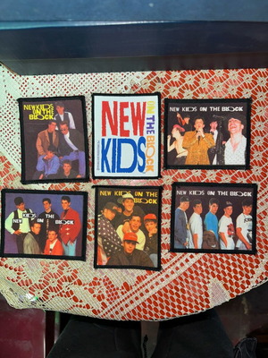 New Kids on The Block patches new, 80s - 90s era, set of 6