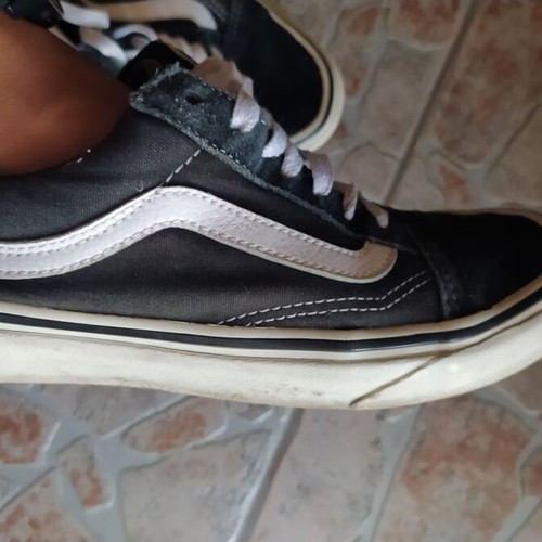 Vans shoes used, size 37, black and white sneakers
