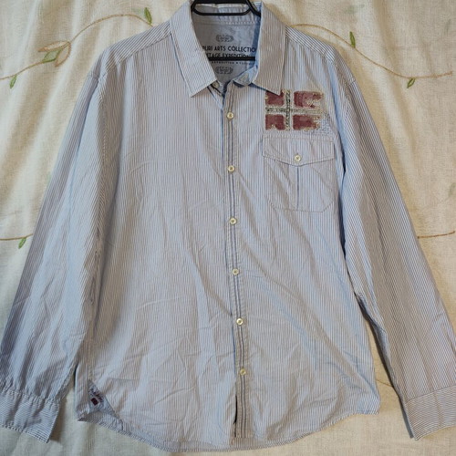 Napapijri Maritime Shipping Heritage Expedition XXL men's long sleeve shirt