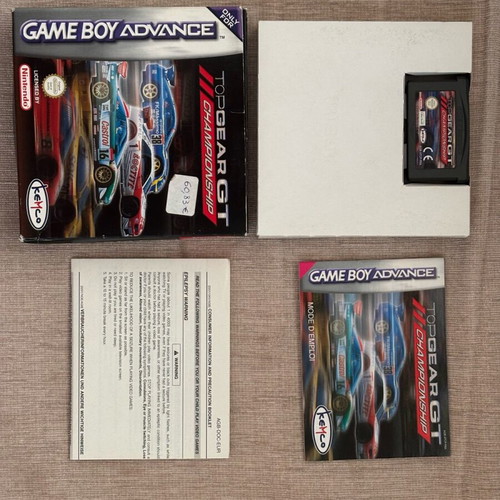 Top Gear GT Championship Nintendo GameBoy Advance used complete