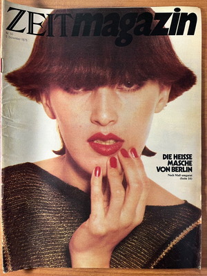 Zeitmagazin magazine used, December 5 1975, «DIE HEISSE MASCHE VON BERLIN»