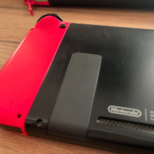 Nintendo Switch V1 console bundle used with Ring Fit and accessories