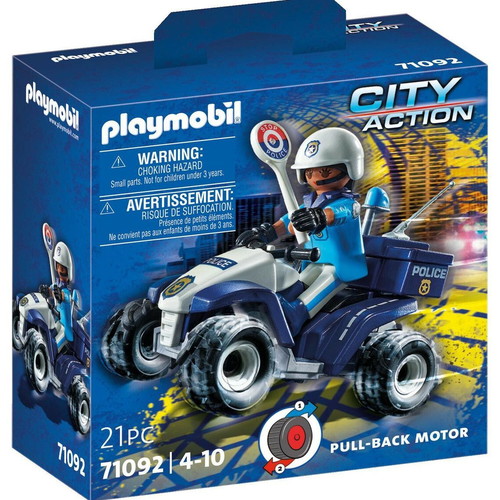 Playmobil City Action Police Quad 71092 new