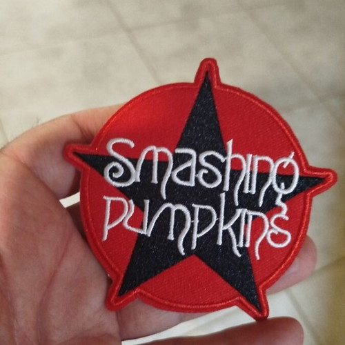 Smashing Pumpkins Embroidered Patch new with heat adhesive