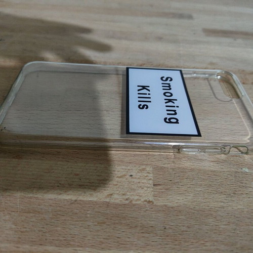 iPhone 7 Plus case used, Smoking Kills