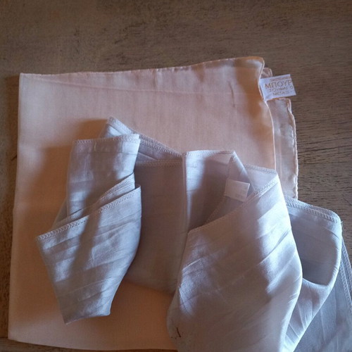 Soufli silk scarves new, pack of two