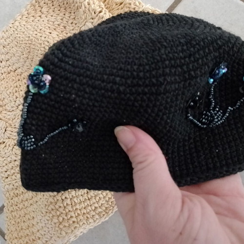 Two summer knit hats, one Marks & Spencer, size 57cm, like new