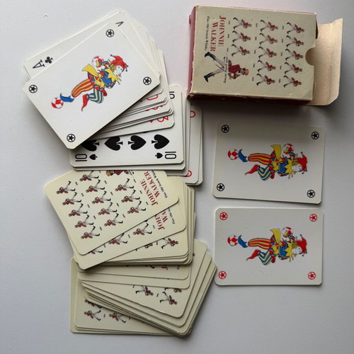 Johnnie Walker collectible playing cards like new