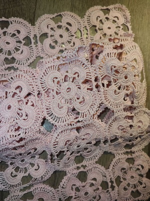 Pink lace set, 3 pieces
