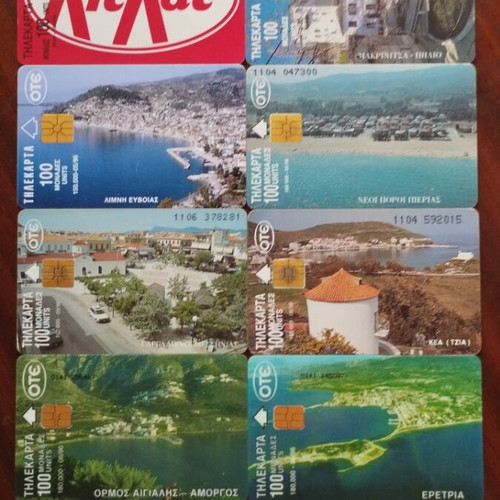 Greek phone cards pack of 16, 1996