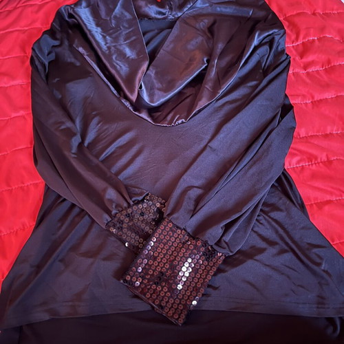 Blouse black size L like new