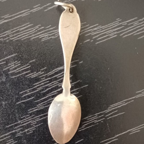 Antique German Art Nouveau Spoon Pendant (c. 1900)