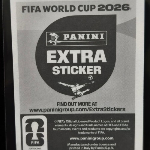 Cristiano Ronaldo Panini FIFA World Cup 2026 Extra Sticker