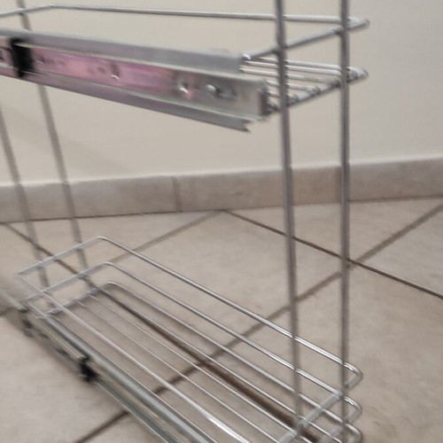 Sliding metal rack like new