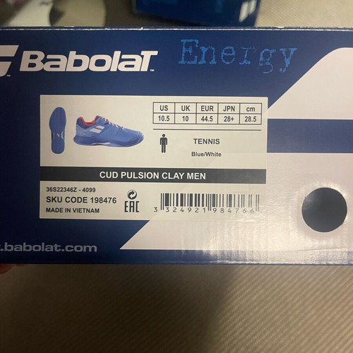 Babolat Cud Pulsion Clay men's tennis shoes new, blue